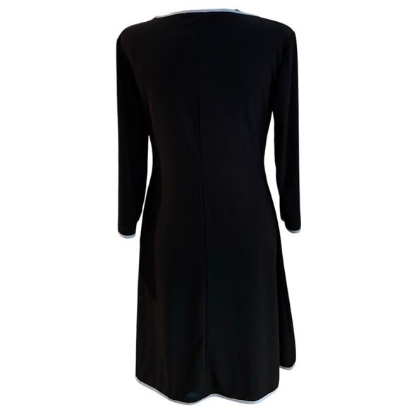 Nik and Nash Black & Gray, Fit & Flare, 3/4 Sleeve Dress, Size Small, EUC - Picture 2 of 3